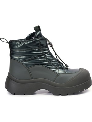 Zeytuk Yeşil Sneakers Anorak Kadın Bot