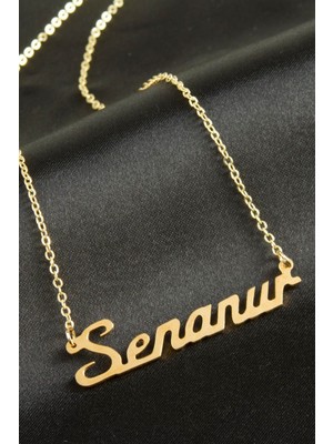 Zero Techmrt Senanur Isimli Kolye -Sarı