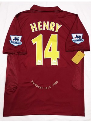 Legent Lady Arsenal 2005-2006 Thierry Henry Nostalji Yetişkin Forması