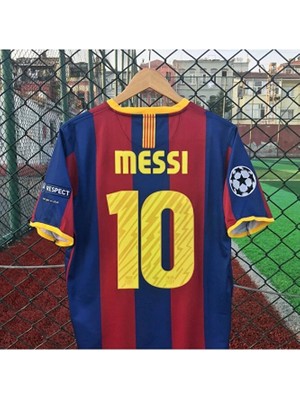 Legent Lady Lionel Messi Final London 2011 Nostalji Futbol Forması Özel Forma Kumaşı