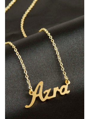 Zero Techmrt Azra Isimli Kolye -Sarı