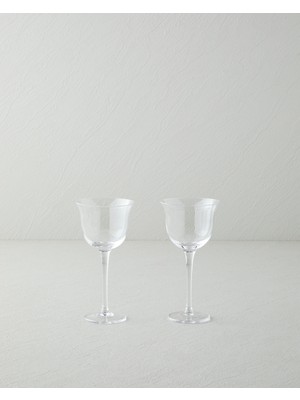 English Home Lustrous Kristal 2'li Kadeh 115 ml Şeffaf