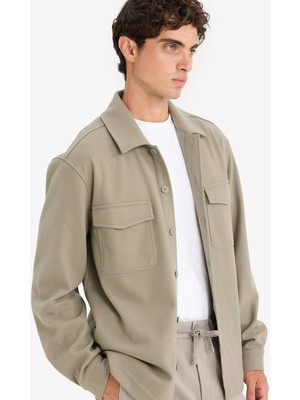 DeFacto Düğmeli Gömlek Ceket E9251AX25AU