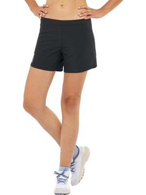Salomon Cross 5 Kadın Siyah Koşu Şortu