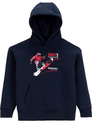 Discovery Expedition Baskılı Erkek Çocuk Lacivert Sweatshırt D5WB-SWT3053