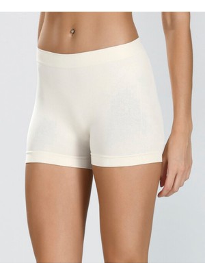 Intive Lingerie Nbb Kadın Dikişsiz Iz Yapmaz Şekillendirici Mini Şort/külot (Siyah, Ten Rengi, Beyaz)