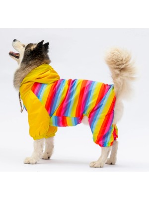 Pawstar Peru Büyük Irk Köpek Tulum Yağmurluk