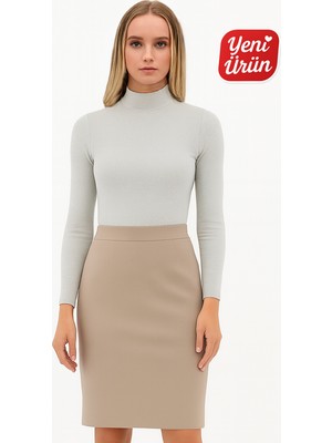 Novelle Balıkçı Yaka Uzun Kol Fitilli Bluz