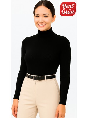 Novelle Balıkçı Yaka Uzun Kol Fitilli Bluz