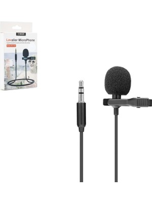 Mikrofon Yaka Pc Aux 3.5mm 2 Boğumlu Hadron HDX-2752