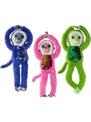 paraply Süslü Maymunlar Peluş Oyuncak 45CM 1ADET Kız Erkek Çocuk Oyuncak Eğitici Oyuncaklar