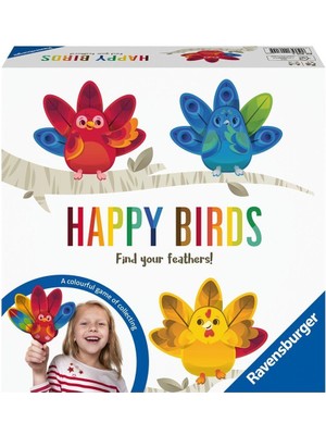 paraply 206155 Happy Birds -Ravensburger Kız Erkek Çocuk Oyuncak Eğitici Oyuncaklar