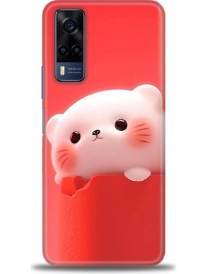 Vivo Y51 Kılıf Hd Baskılı Kılıf + Seramik Tam Kaplayan Ekran Koruyucu 75