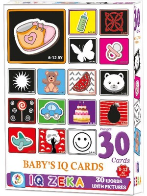 OMZ Bebeğim Iq Zeka Kartları Kız Erkek Çocuk Oyuncak Eğitici Oyuncaklar