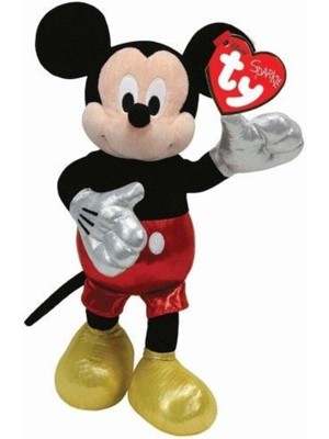 OMZ Ty Sparkle Sesli Peluş Mickey Mouse 36CM Kız Erkek Çocuk Oyuncak Eğitici Oyuncaklar