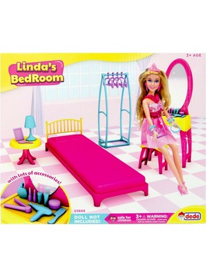 paraply Linda'nın Yatak Odası Oyun Seti Kız Erkek Çocuk Oyuncak Eğitici Oyuncaklar