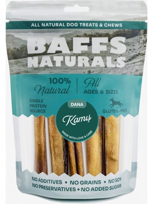 Baffs Naturals Dana Kamış %100 Doğal Çiğnemelik Köpek Ödül Maması 100 gr