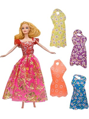 OMZ Anlily Bebek ve 4 Elbise Kız Erkek Çocuk Oyuncak Eğitici Oyuncaklar