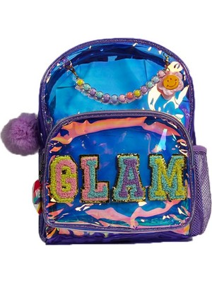 paraply Vest Nakış Sırt Çantası Şeffaf Mor Kız Erkek Çocuk Oyuncak Eğitici Oyuncaklar