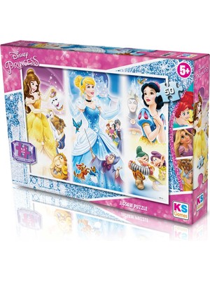 paraply Ks Games Princess 50 Parça Puzzle Kız Erkek Çocuk Oyuncak Eğitici Oyuncaklar