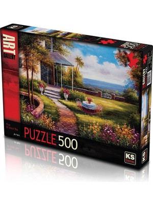 OMZ Ks Puzzle 500 Parça Fıve O Clock Tea Beş Çayı Kız Erkek Çocuk Oyuncak Eğitici Oyuncaklar