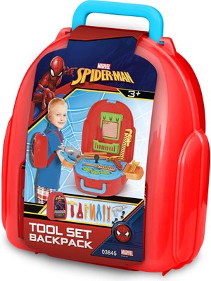 OMZ Spiderman Tamir Set Sırt Çantası Kız Erkek Çocuk Oyuncak Eğitici Oyuncaklar