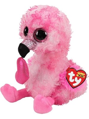 OMZ Ty Beanie Boos Kalpli Flamingo Peluş Dainty 15CM Kız Erkek Çocuk Oyuncak Eğitici Oyuncaklar