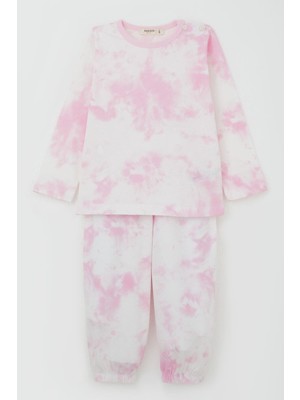 Breeze Kız Bebek Pijama Takımı Batik Desenli 9 Ay-3 Yaş, Karışık Renk