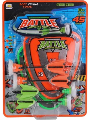 paraply Battle Throwıng 2 Hedefli 4 Oklu Kız Erkek Çocuk Oyuncak Eğitici Oyuncaklar