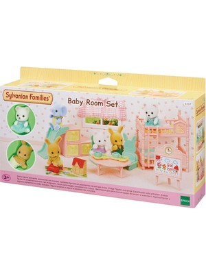 OMZ 5397 Sylvanian Families Bebek Odası Seti +3 Yaş Kız Erkek Çocuk Oyuncak Eğitici Oyuncaklar