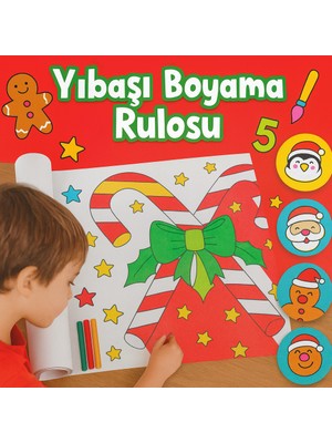 Haydi Dekor Çocuklar Için Yılbaşı Temalı Boyama Rulosu – 30 cm x 5 M | Eğitici, Eğlenceli ve Yaratıcı Aktivite Kağıdı”
