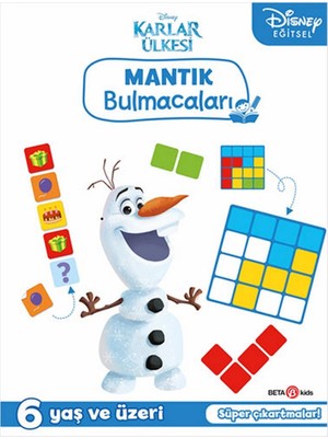paraply Disney Eğitsel Karlar Ülkesi Çıkartmalı Mantık Bulmacaları Kız Erkek Çocuk Oyuncak Eğitici Oyuncakla