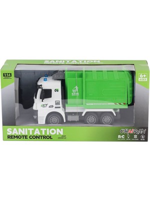 OMZ YJ-117-1 Kumandalı Şajzlı Çöp Kamyonu Kız Erkek Çocuk Oyuncak Eğitici Oyuncaklar