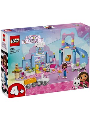 OMZ 10796 LEGO Gabby’s Dollhouse Gabby'nin Kitty Bakım Odası 165 Parça +4 Yaş Kız Erkek Çocuk Oyuncak Eğ