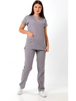 Bilenn Tekstil Bflex Unisex Likralı Yarasa Kol Takım - 6406 Gri