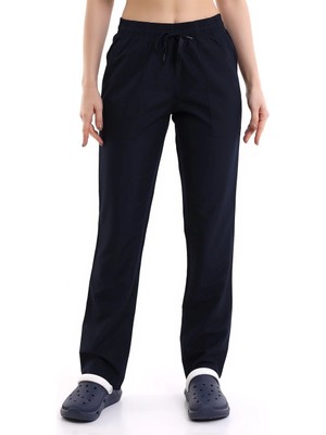 Alpaka Unisex Pantolon Bel Lastikli - Lacivert