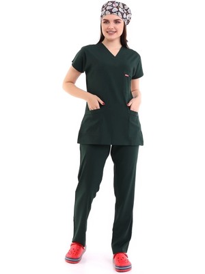 Bflex Unisex Likralı Yarasa Kol Takım - 6429 Ördek Başı Yeşili