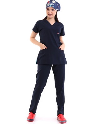 Bflex Unisex Likralı Yarasa Kol Takım - 6402 Lacivert