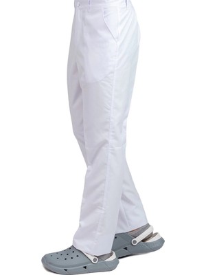 Erkek Alpaka Pantolon - Beyaz