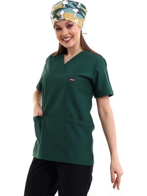 Zarf Yaka Kadın Tek Üst - 58 Yeşil