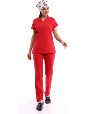 Bflex Yarasa Kol Forma Takım - 4817 Kırmızı