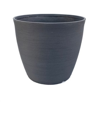 Ring 48 Antrasit Plastik Saksı