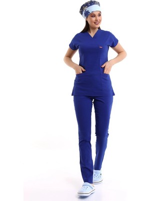 Bflex Yarasa Kol Forma Takım - 4816 Saks Mavisi