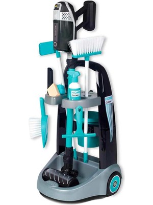 paraply Smoby Rowenta Arabalı Elektrikli Süpürge 7600330319 Kız Erkek Çocuk Oyuncak Eğitici Oyuncaklar