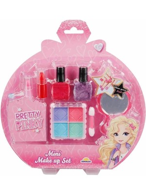 paraply 4277 Pretty Pinky Mini Makyaj Seti -Sunman Kız Erkek Çocuk Oyuncak Eğitici Oyuncaklar