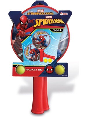 OMZ 03113 Spiderman Raket Set Kız Erkek Çocuk Oyuncak Eğitici Oyuncaklar