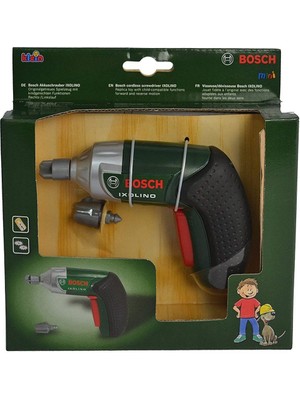 paraply 8602 Bosch Ixolino Sesli ve Işıklı Oyuncak Matkap Tamir Seti Kız Erkek Çocuk Oyuncak Eğitici Oyuncak