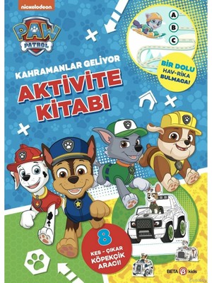 paraply Paw Patrol Kahramanlar Geliyor Aktivite Kitabı Kız Erkek Çocuk Oyuncak Eğitici Oyuncaklar