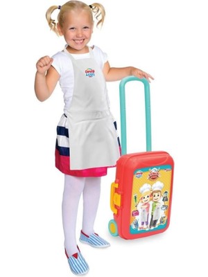 paraply Candy & Ken Mutfak Set Bavulum Çekçek Bavul Kız Erkek Çocuk Oyuncak Eğitici Oyuncaklar