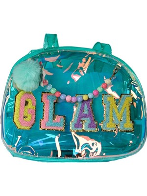 OMZ Vest Nakış El Çantası Şeffaf Turkuaz Kız Erkek Çocuk Oyuncak Eğitici Oyuncaklar